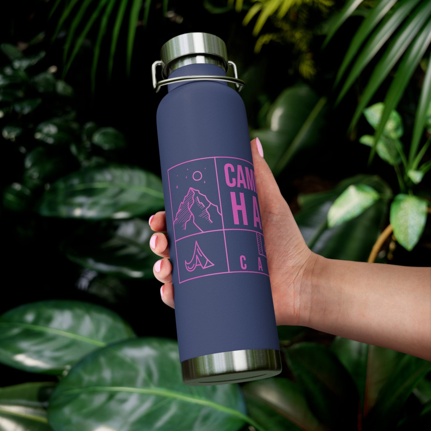 Camp Hair Dont Care - 22oz Vacuum Insulated Bottle