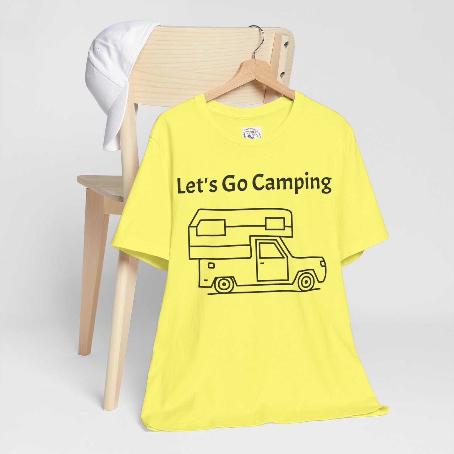 Let's Go Camping Unisex Jersey Short Sleeve Tee