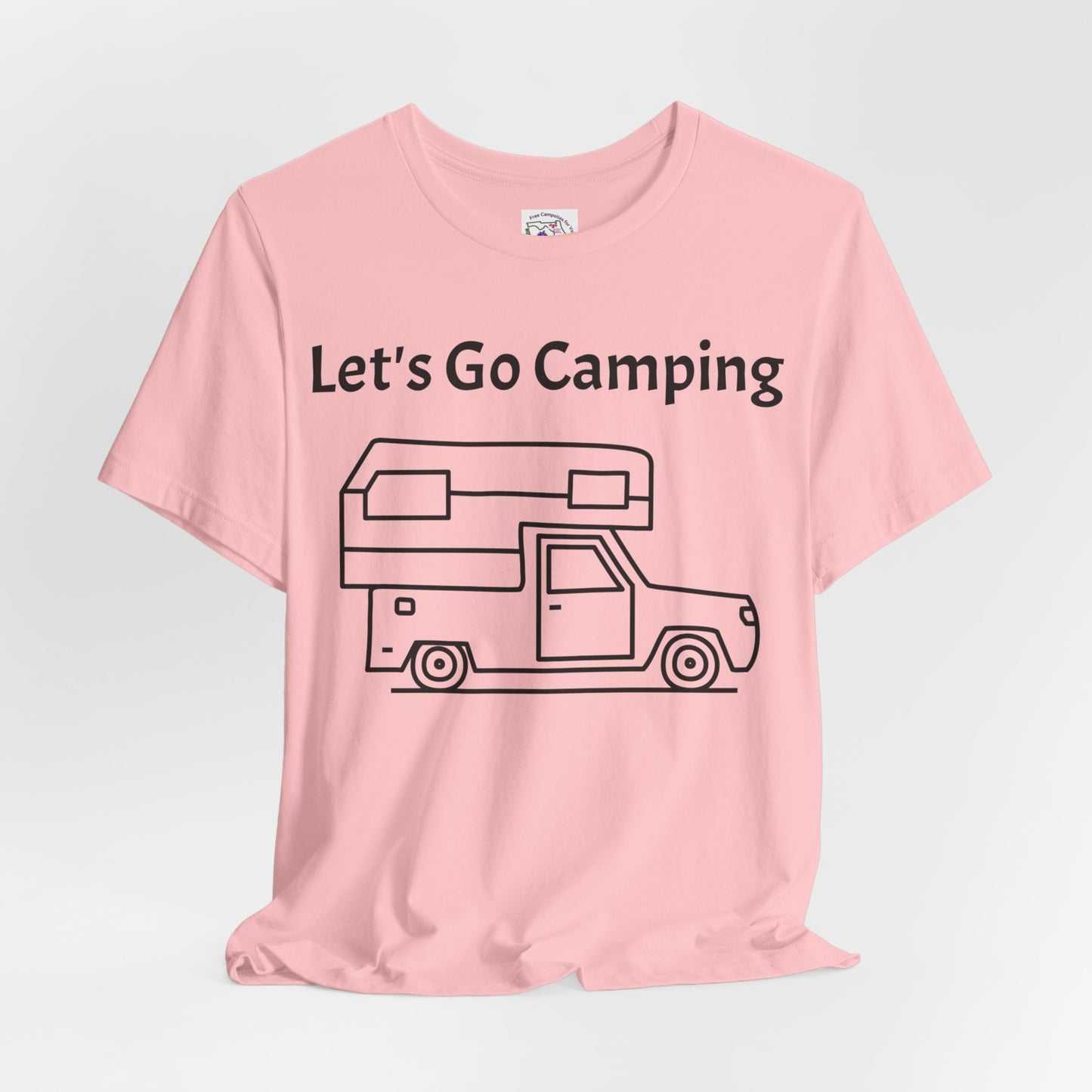 Let's Go Camping Unisex Jersey Short Sleeve Tee