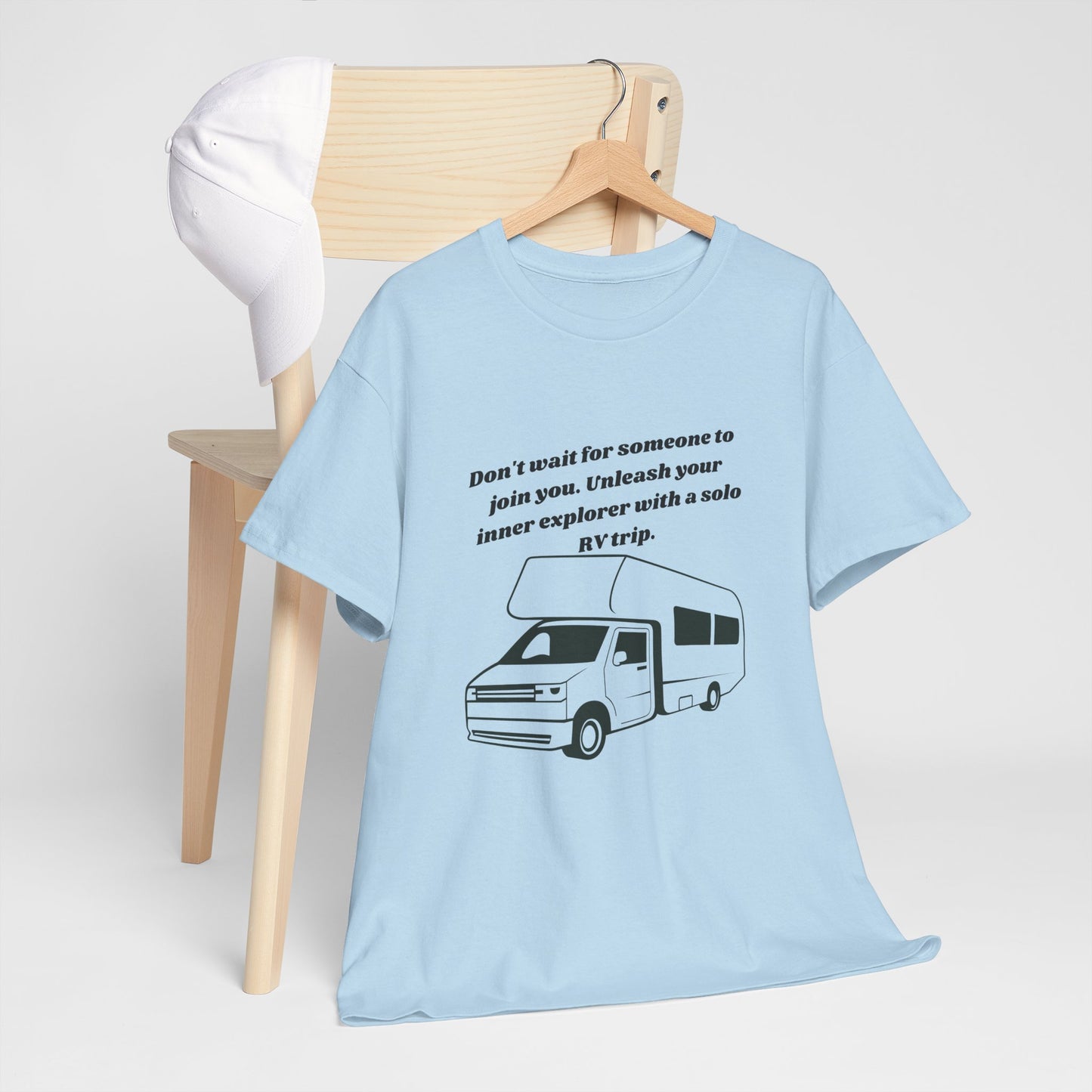 Don't Wait For Someone To Join You Go RVing Unisex Heavy Cotton Tee