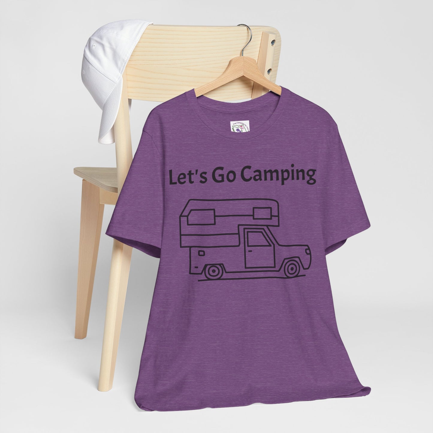 Let's Go Camping Unisex Jersey Short Sleeve Tee