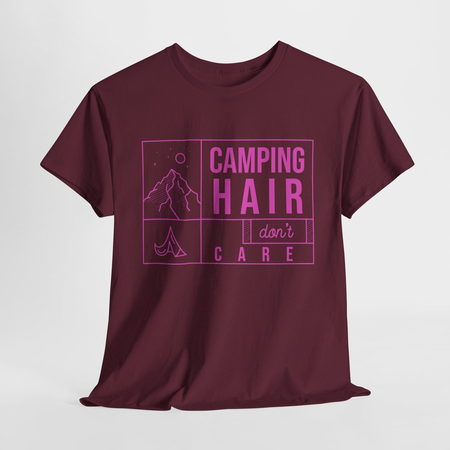 Camp Hair Dont Care Unisex Heavy Cotton Tee