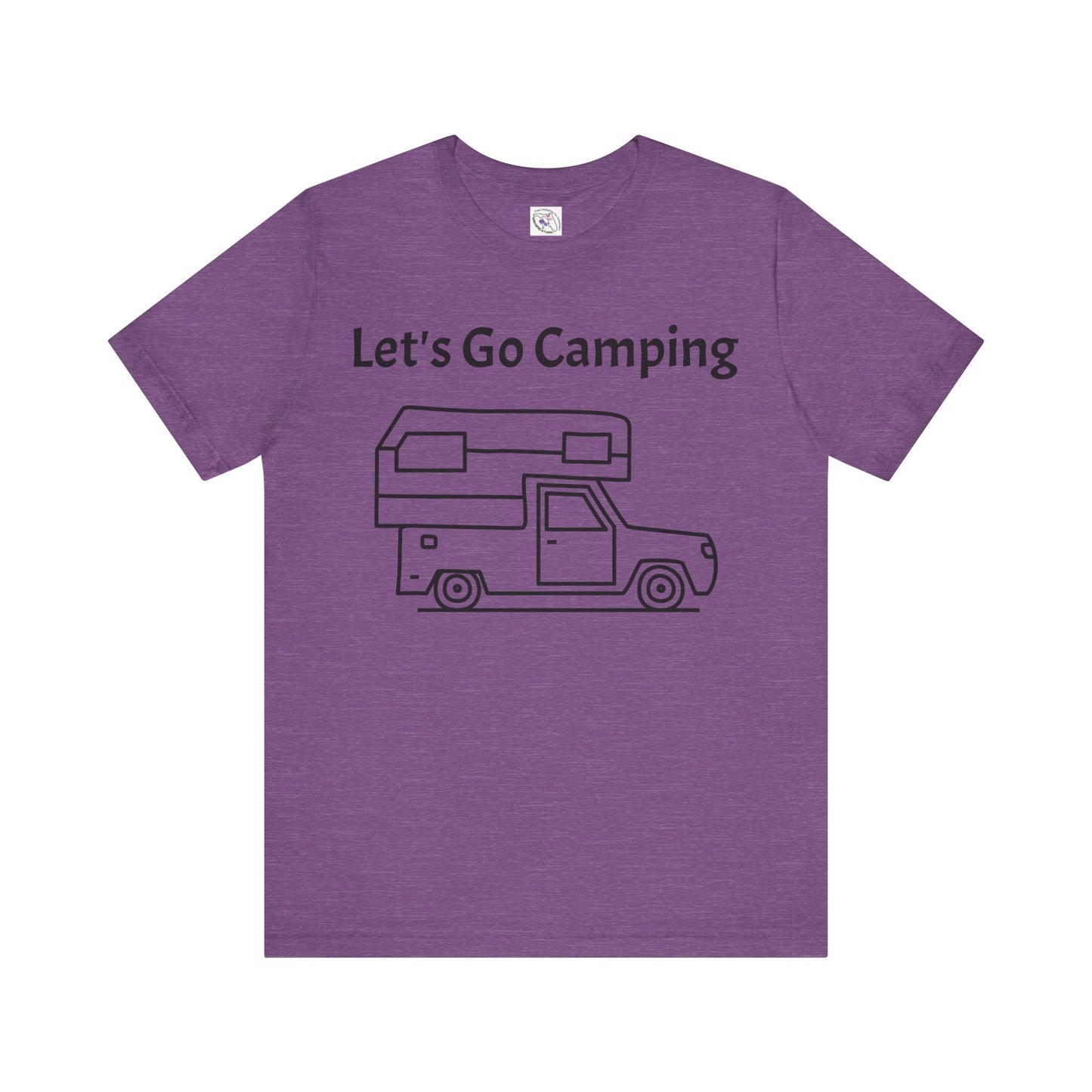 Let's Go Camping Unisex Jersey Short Sleeve Tee