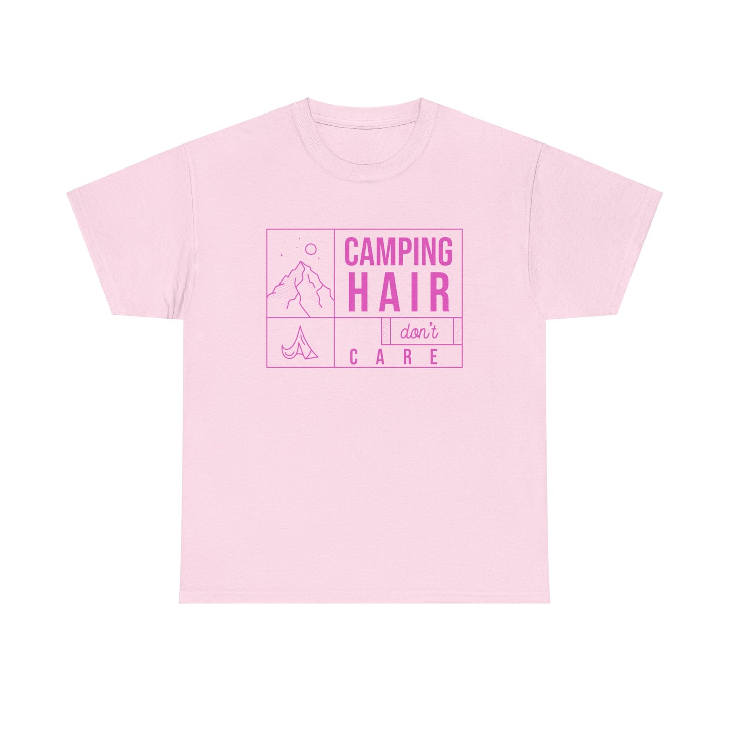 Camp Hair Dont Care Unisex Heavy Cotton Tee