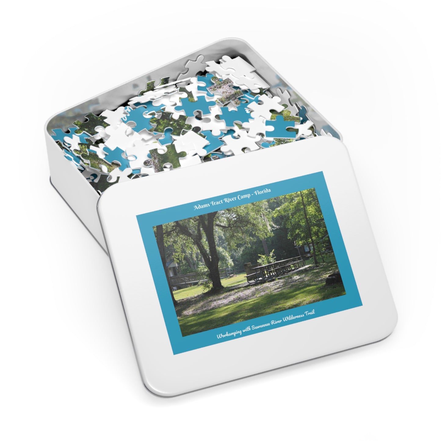 Adams Tract River Camp Turquoise Puzzle