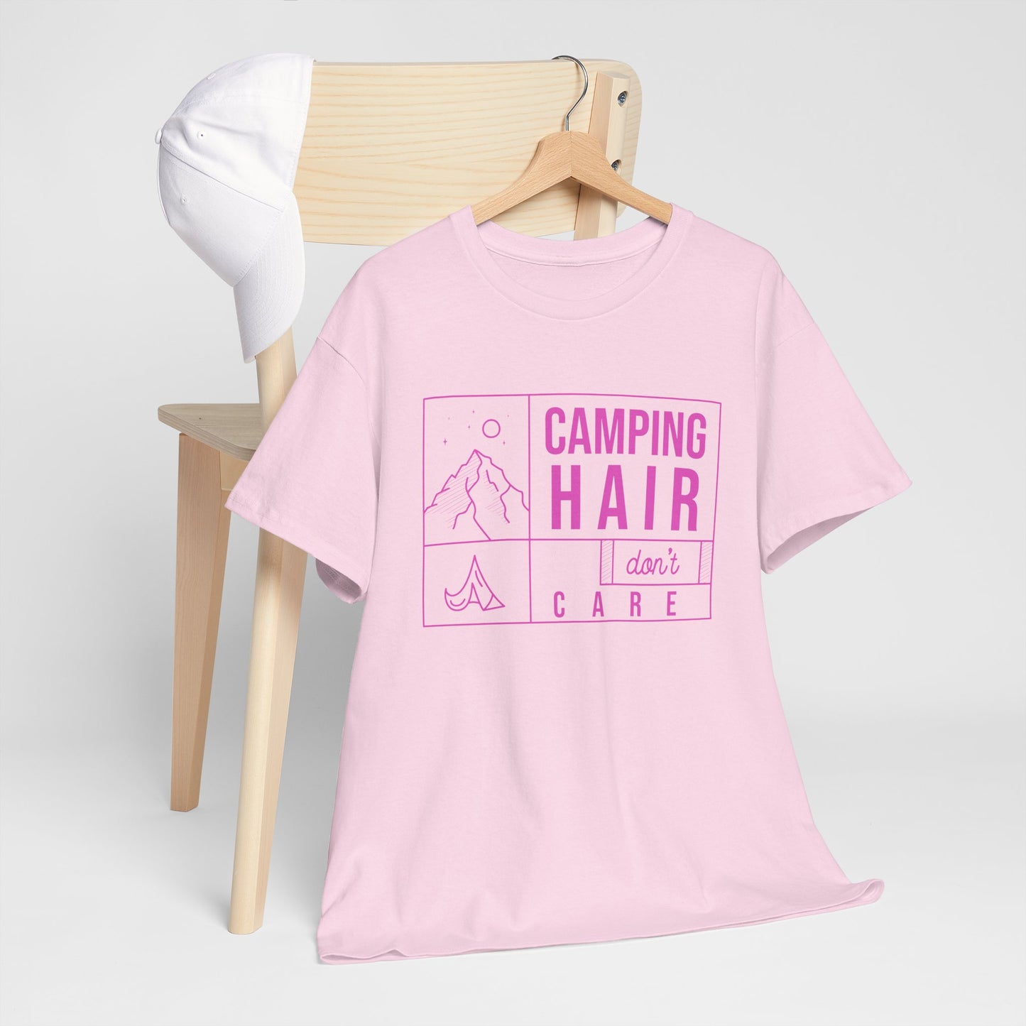 Camp Hair Dont Care Unisex Heavy Cotton Tee