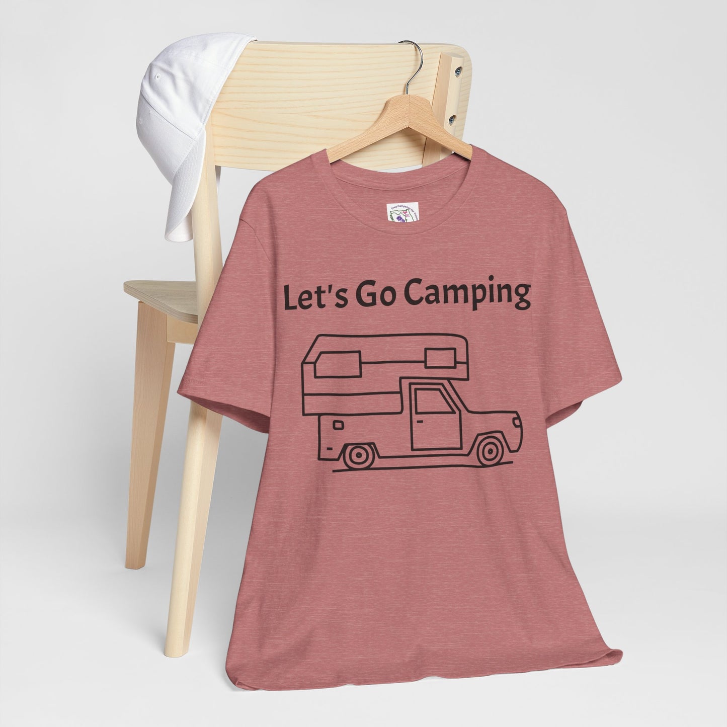 Let's Go Camping Unisex Jersey Short Sleeve Tee