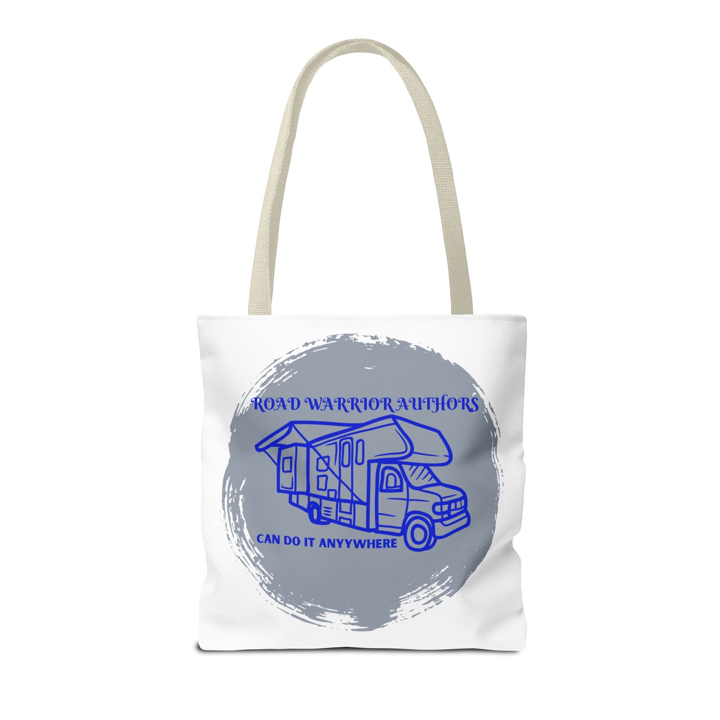 Road Warrior Can Do It Anywhere White Tote Bag (AOP)