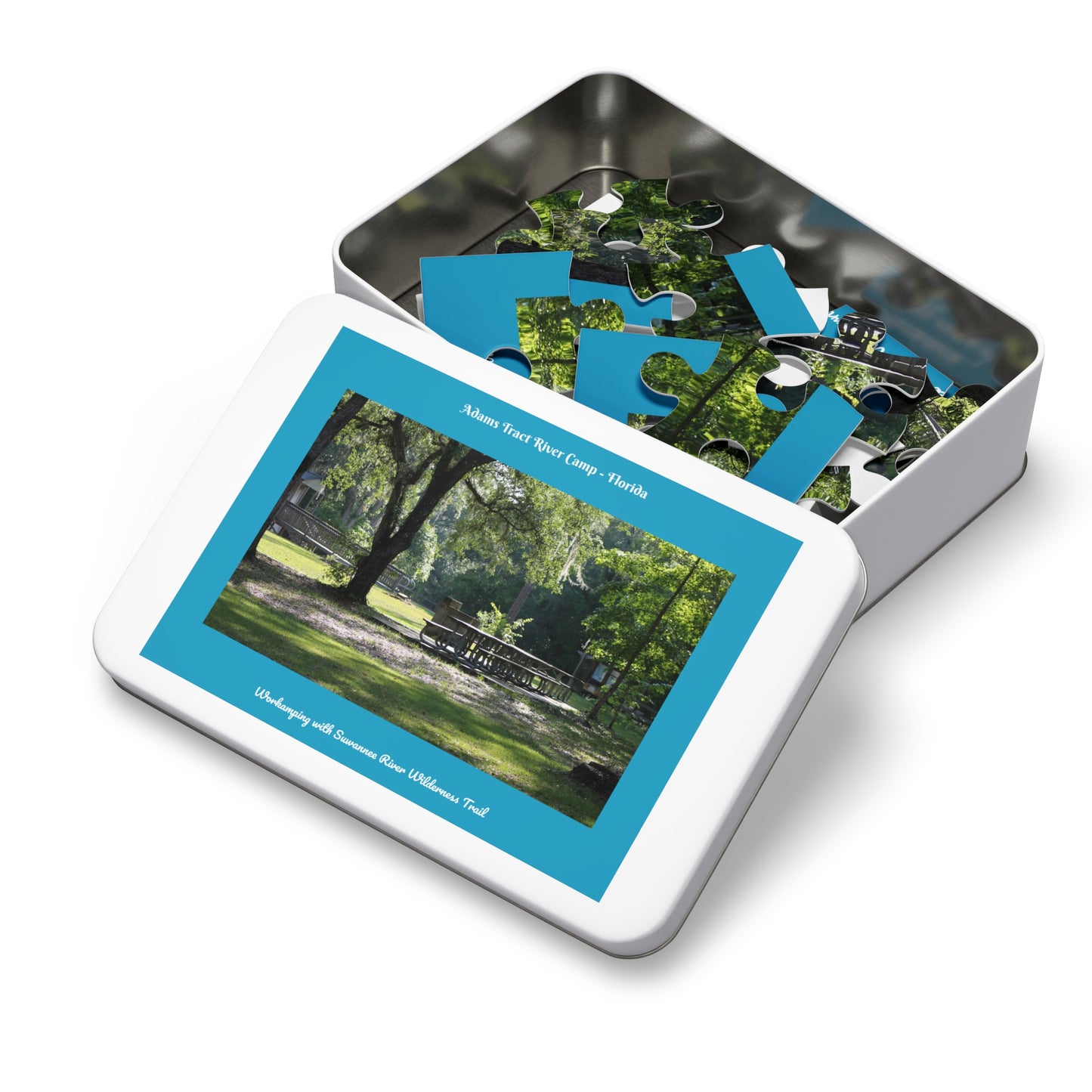 Adams Tract River Camp Turquoise Puzzle