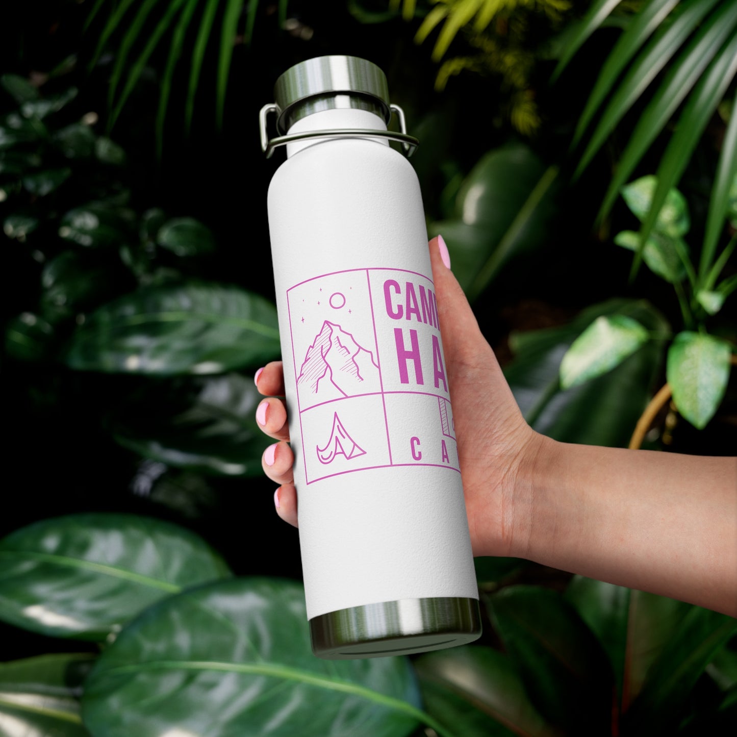 Camp Hair Dont Care - 22oz Vacuum Insulated Bottle