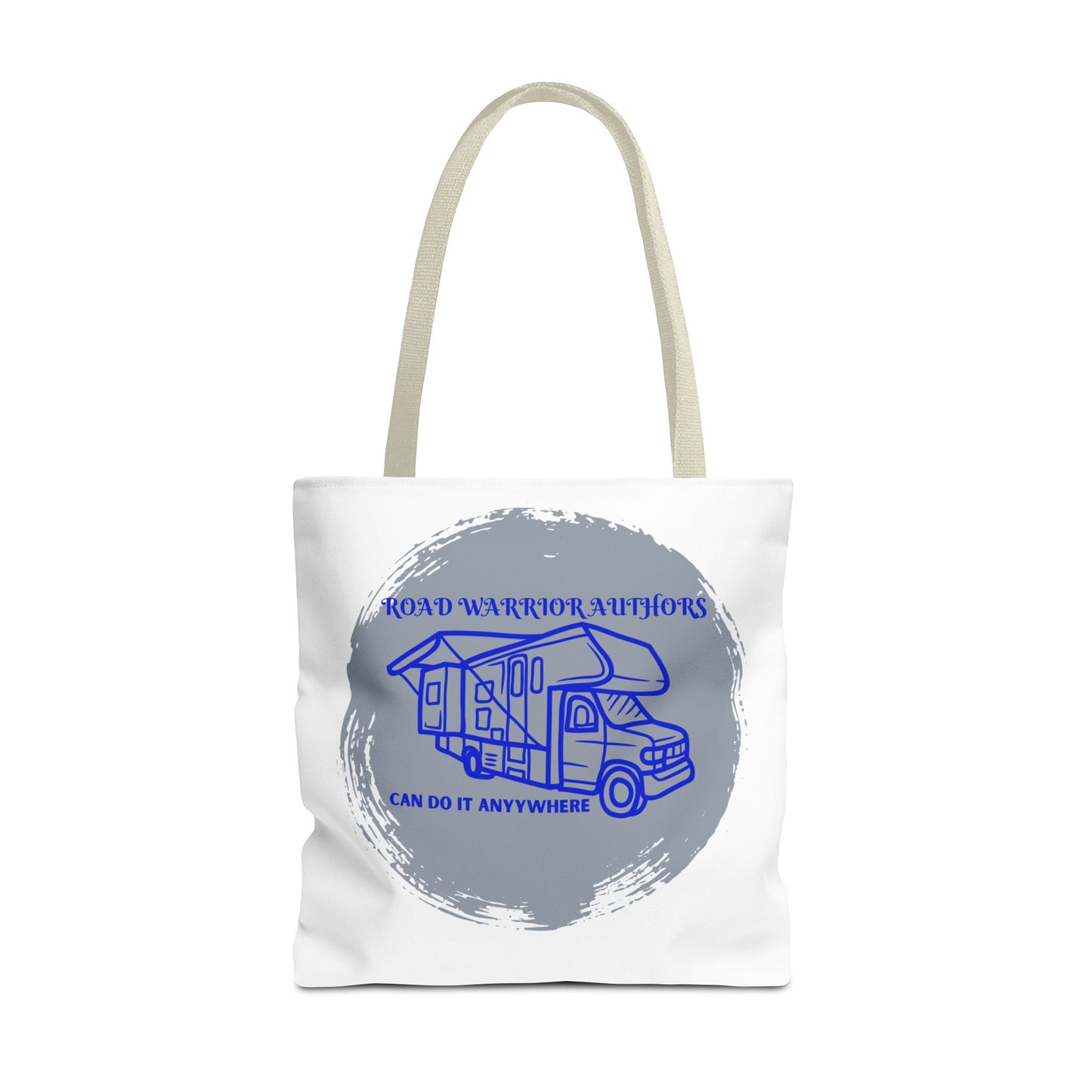 Road Warrior Can Do It Anywhere White Tote Bag (AOP)