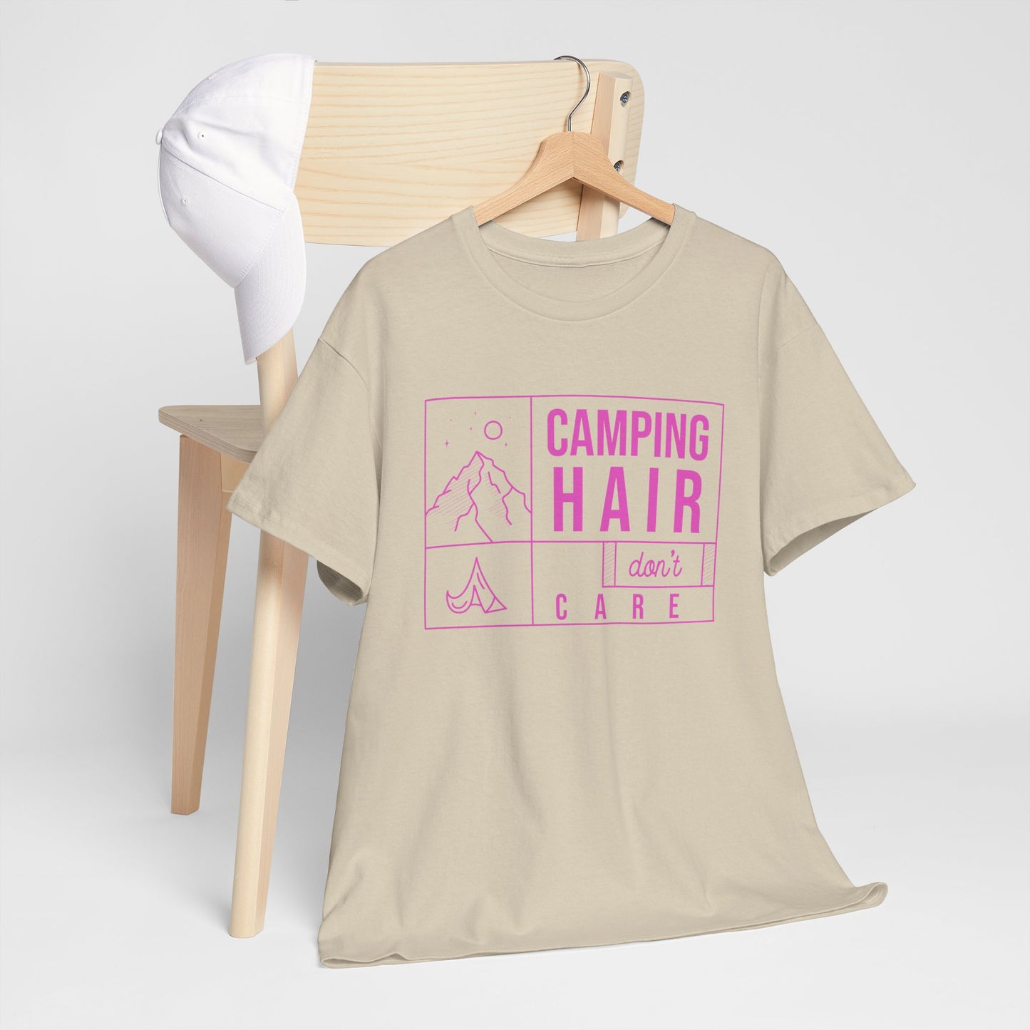 Camp Hair Dont Care Unisex Heavy Cotton Tee