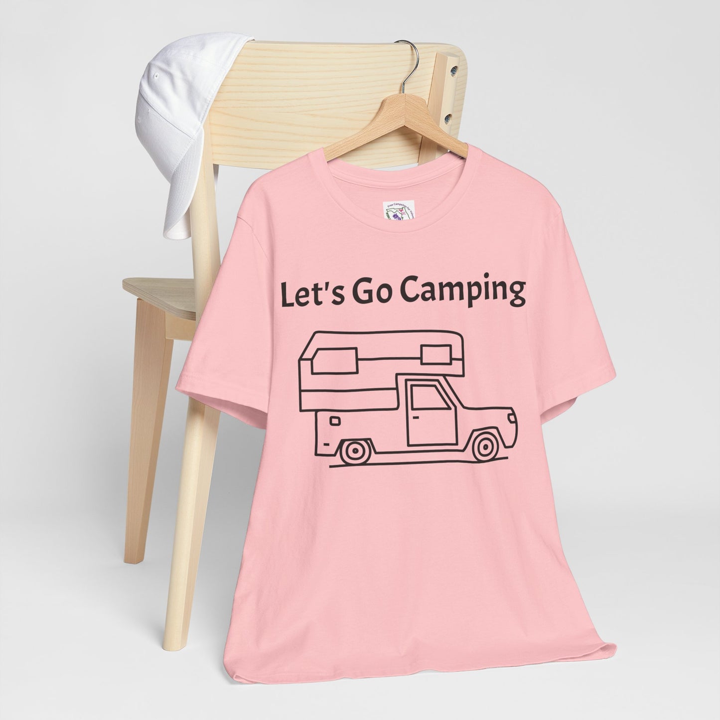 Let's Go Camping Unisex Jersey Short Sleeve Tee