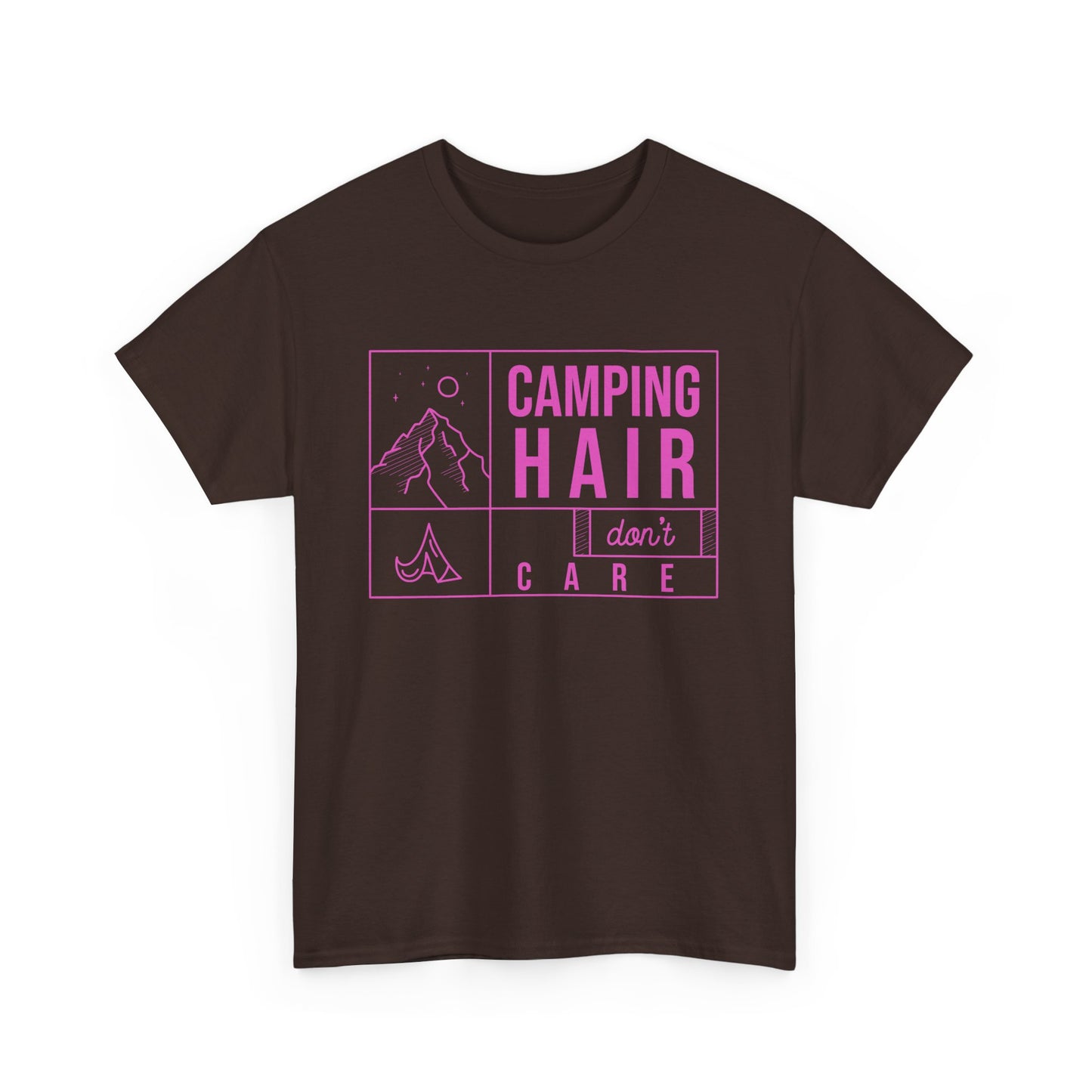 Camp Hair Dont Care Unisex Heavy Cotton Tee