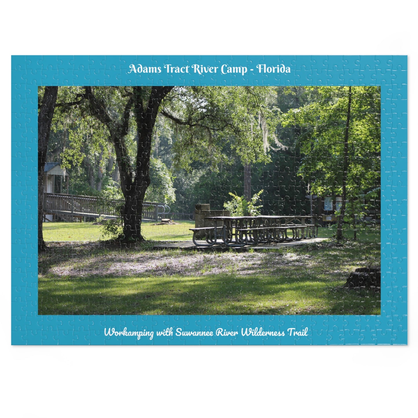 Adams Tract River Camp Turquoise Puzzle