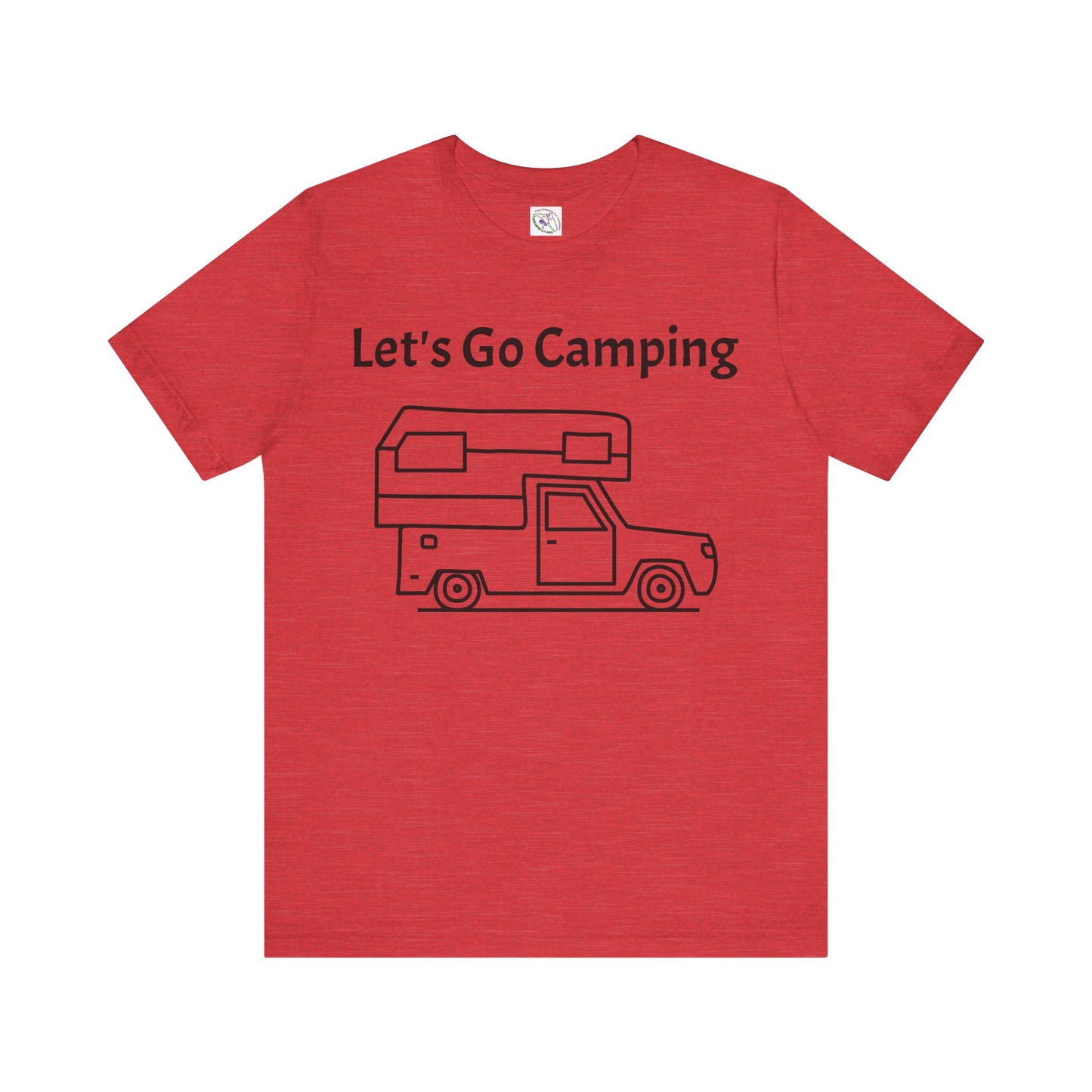 Let's Go Camping Unisex Jersey Short Sleeve Tee