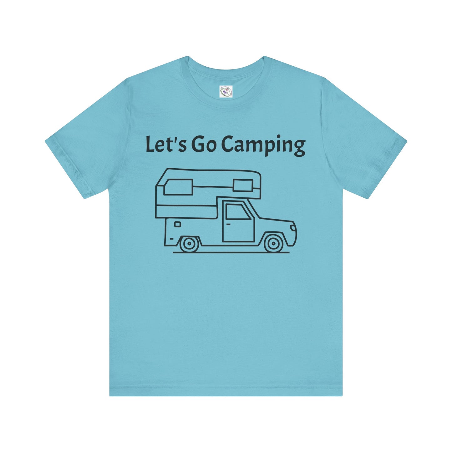 Let's Go Camping Unisex Jersey Short Sleeve Tee