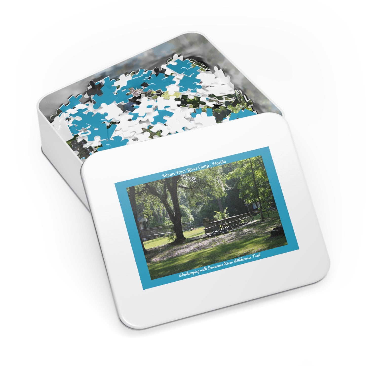 Adams Tract River Camp Turquoise Puzzle