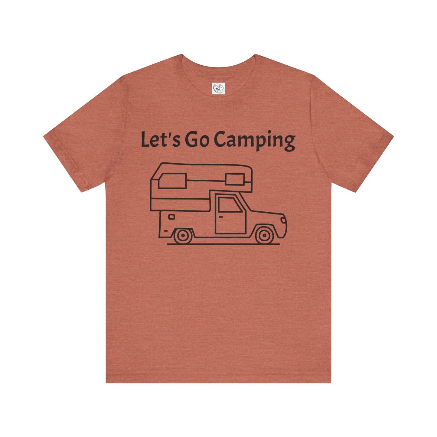 Let's Go Camping Unisex Jersey Short Sleeve Tee