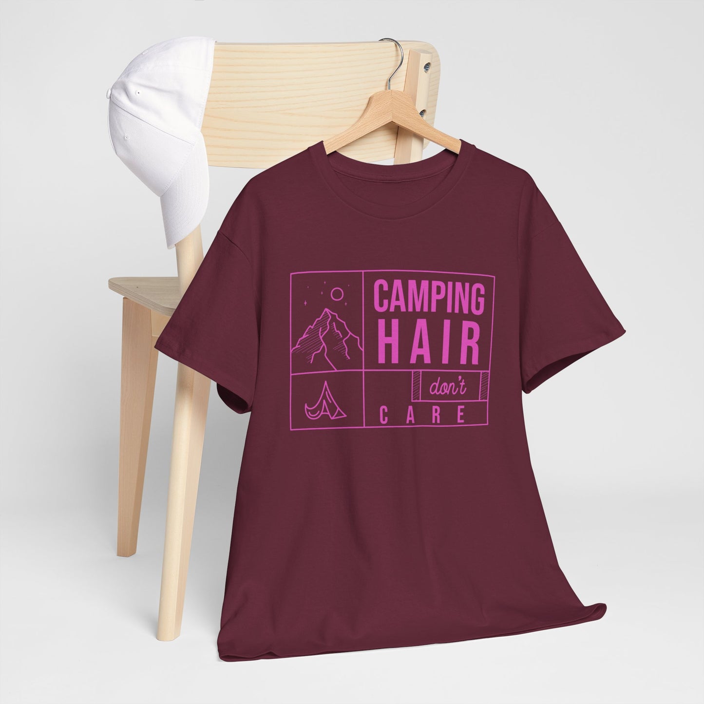 Camp Hair Dont Care Unisex Heavy Cotton Tee