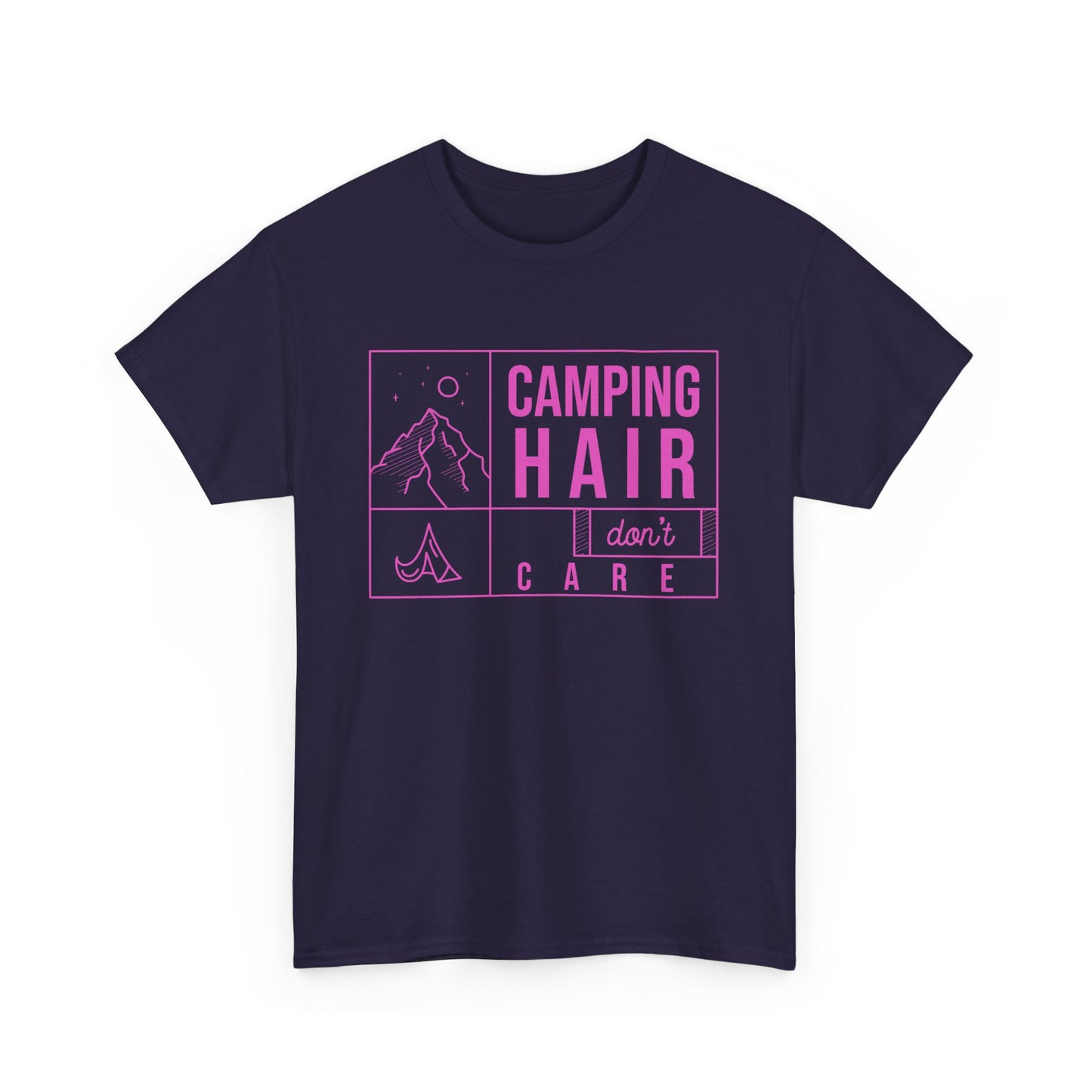 Camp Hair Dont Care Unisex Heavy Cotton Tee