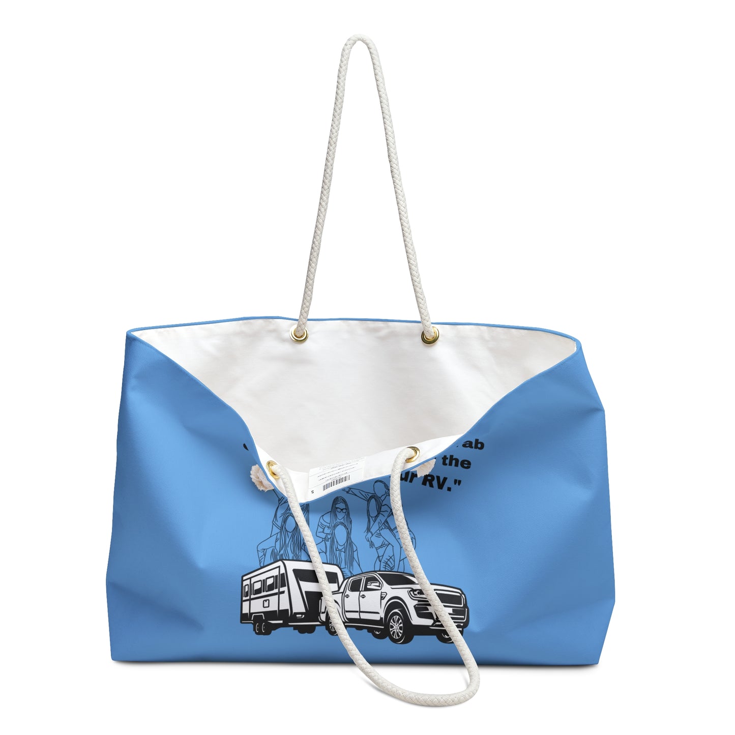 Sisters on the Road RVing Blue Weekender Bag