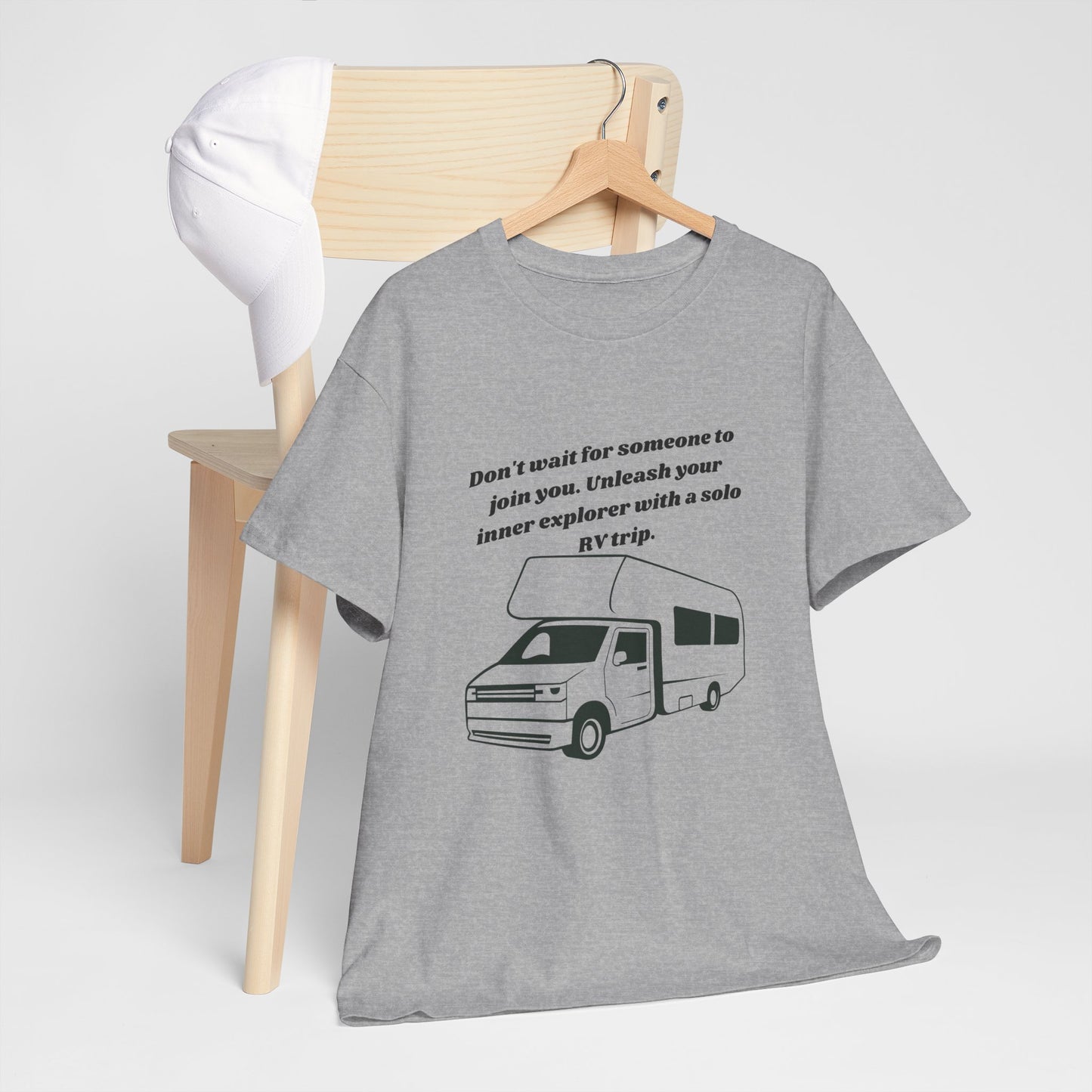 Don't Wait For Someone To Join You Go RVing Unisex Heavy Cotton Tee