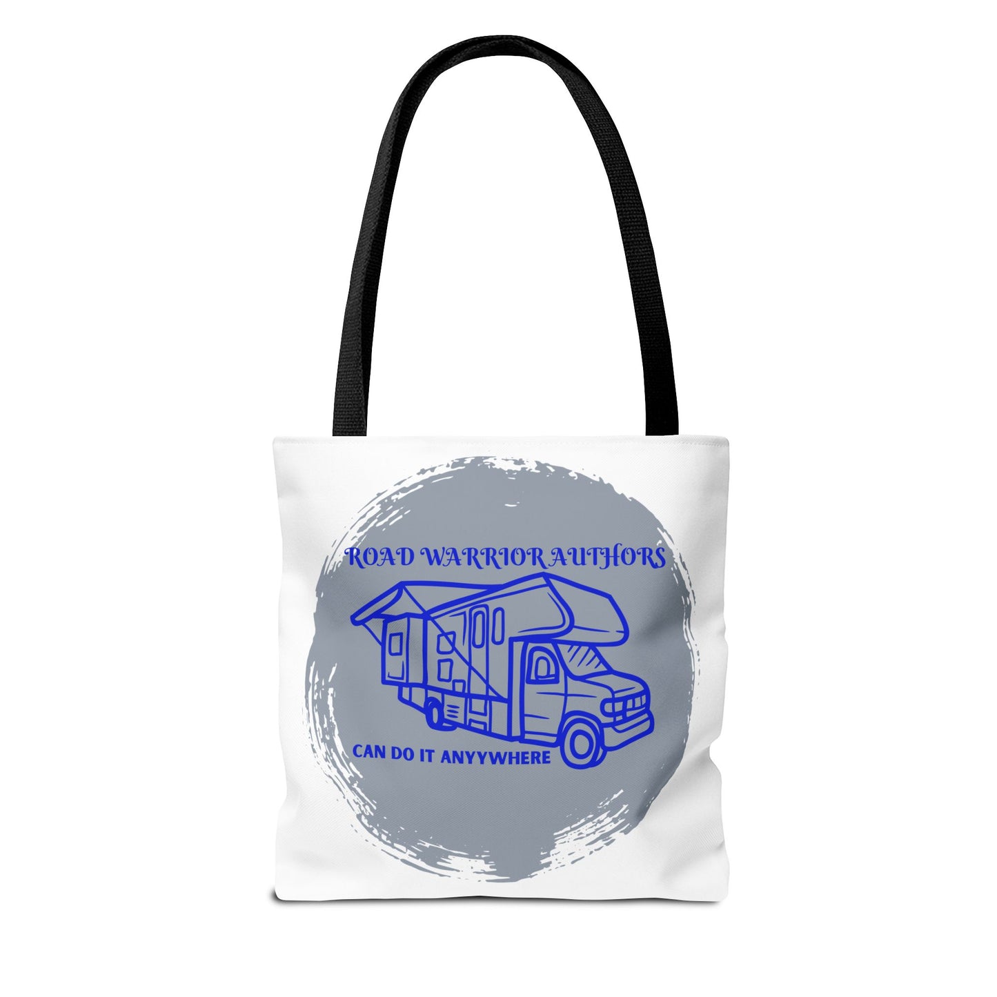 Road Warrior Can Do It Anywhere White Tote Bag (AOP)