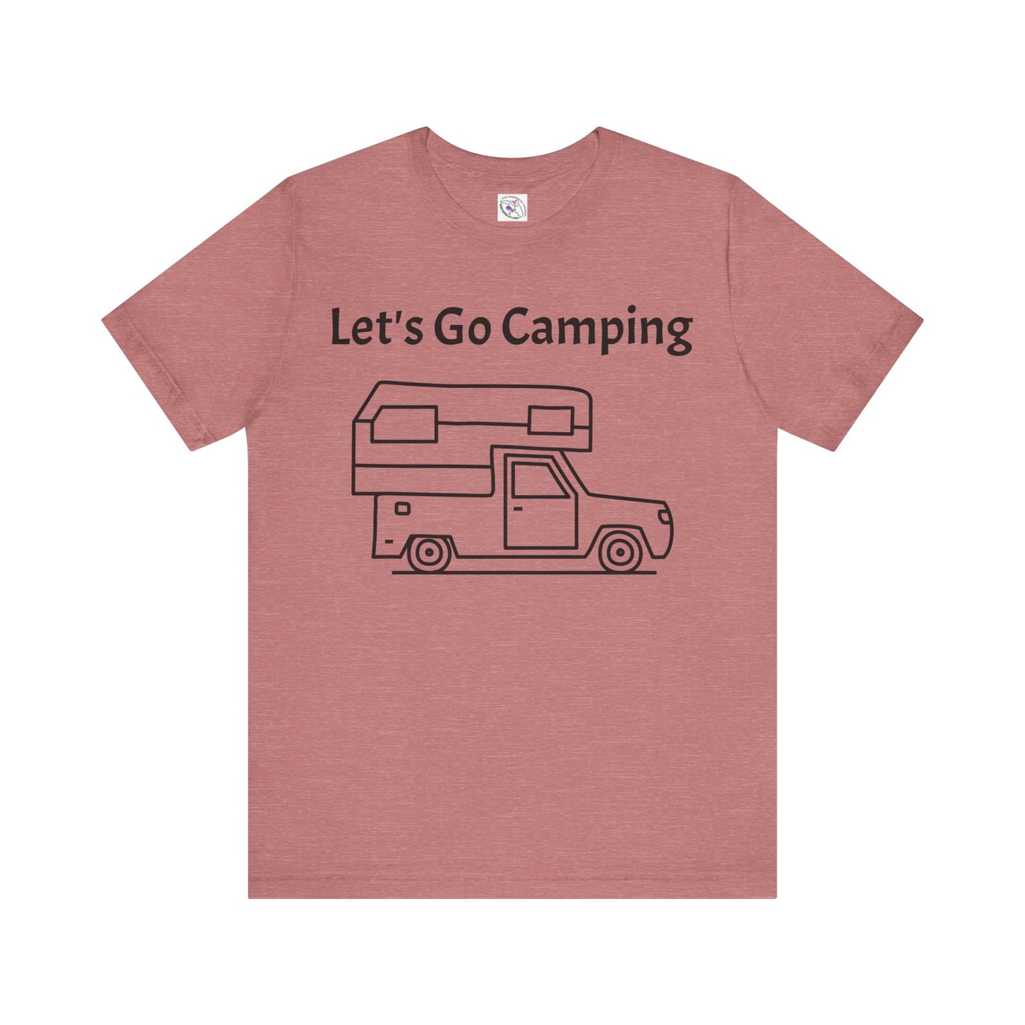 Let's Go Camping Unisex Jersey Short Sleeve Tee