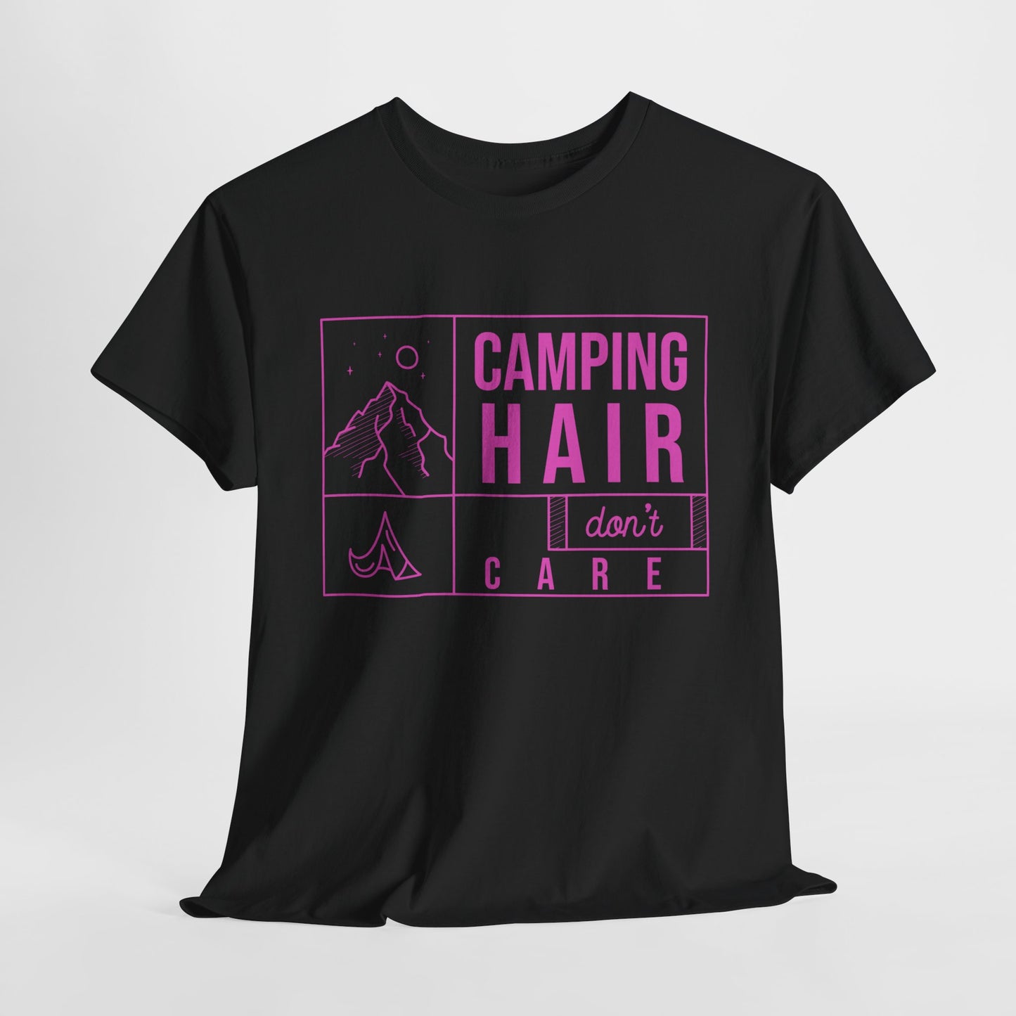 Camp Hair Dont Care Unisex Heavy Cotton Tee