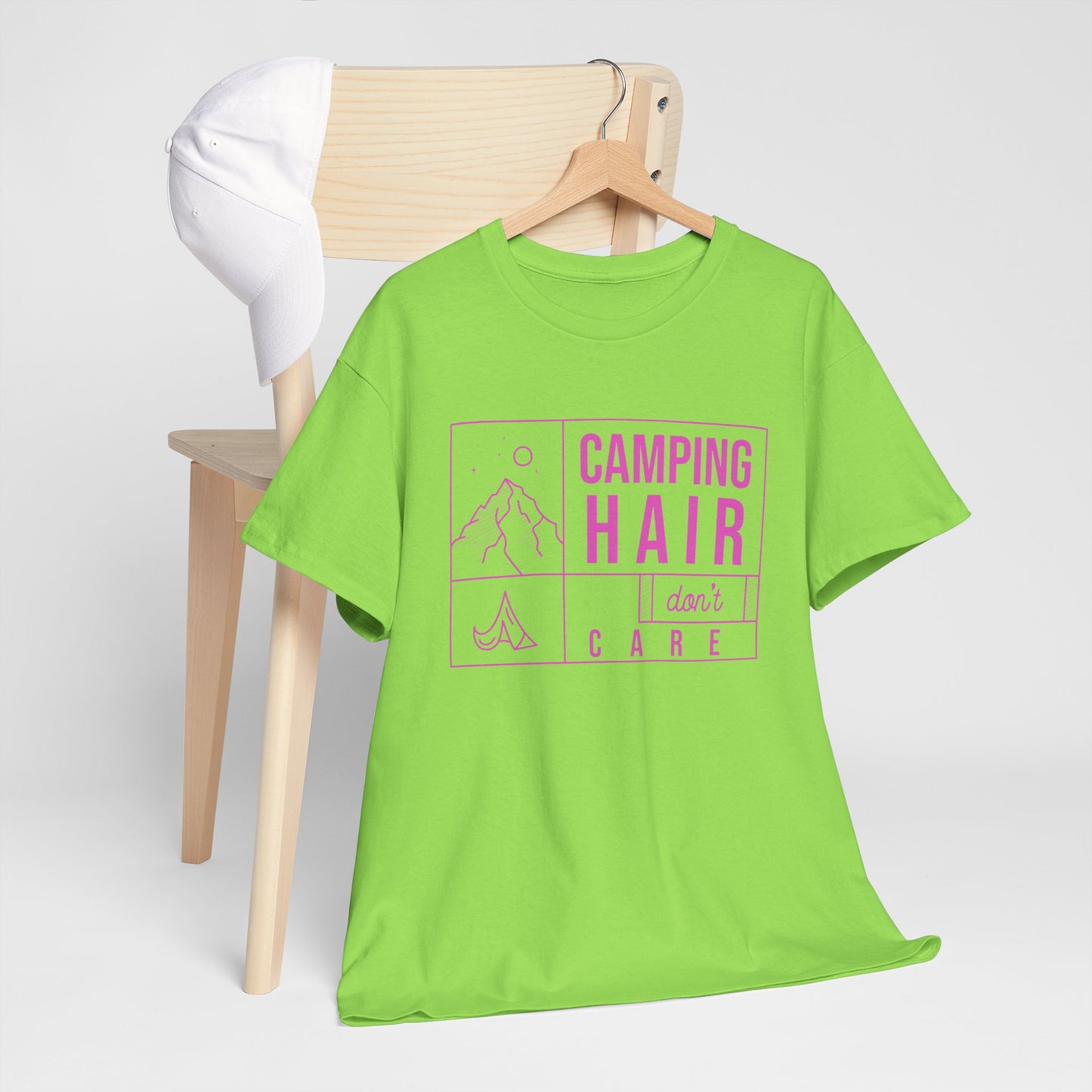 Camp Hair Dont Care Unisex Heavy Cotton Tee