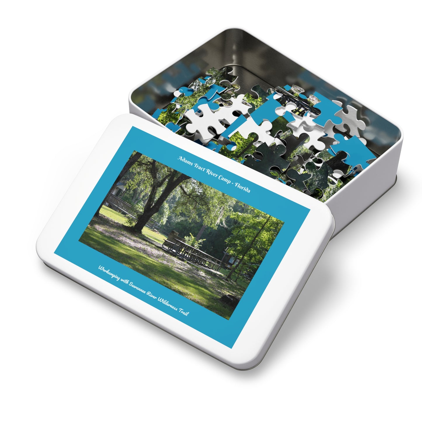 Adams Tract River Camp Turquoise Puzzle