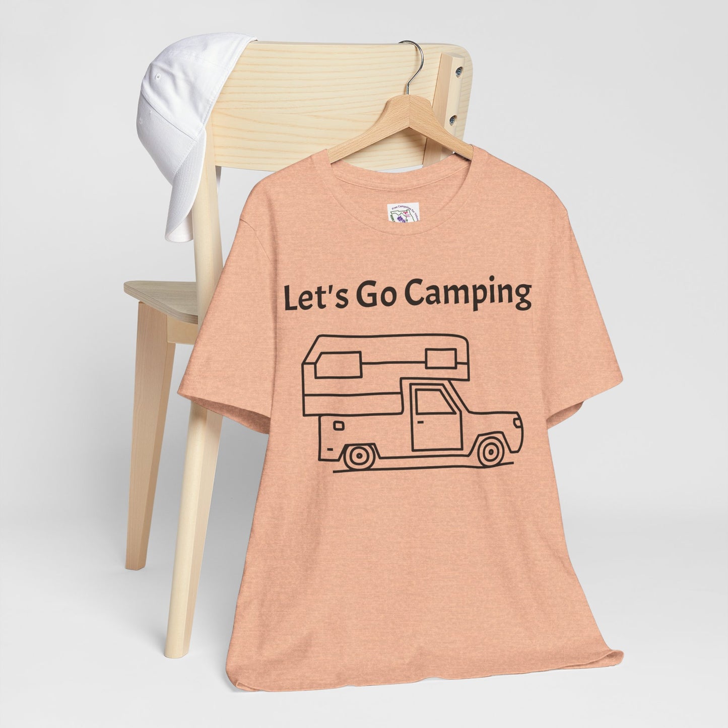 Let's Go Camping Unisex Jersey Short Sleeve Tee