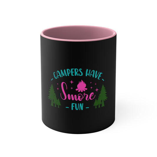 Campers Have Smore Fun Accent Coffee Mug-11oz