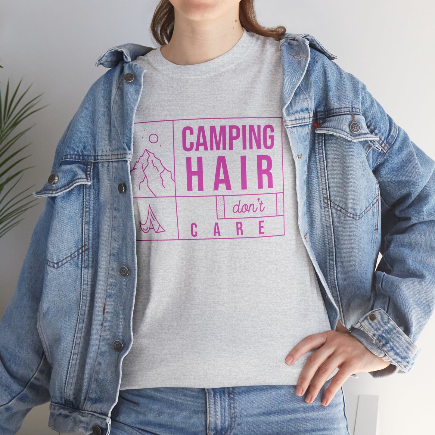 Camp Hair Dont Care Unisex Heavy Cotton Tee