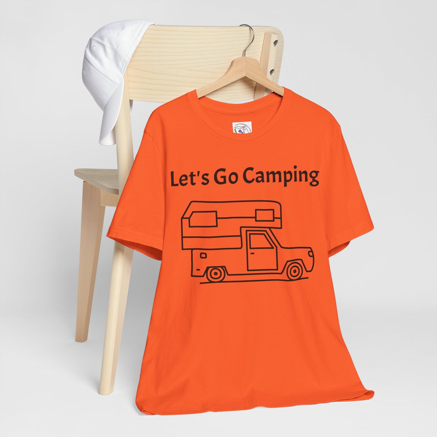 Let's Go Camping Unisex Jersey Short Sleeve Tee