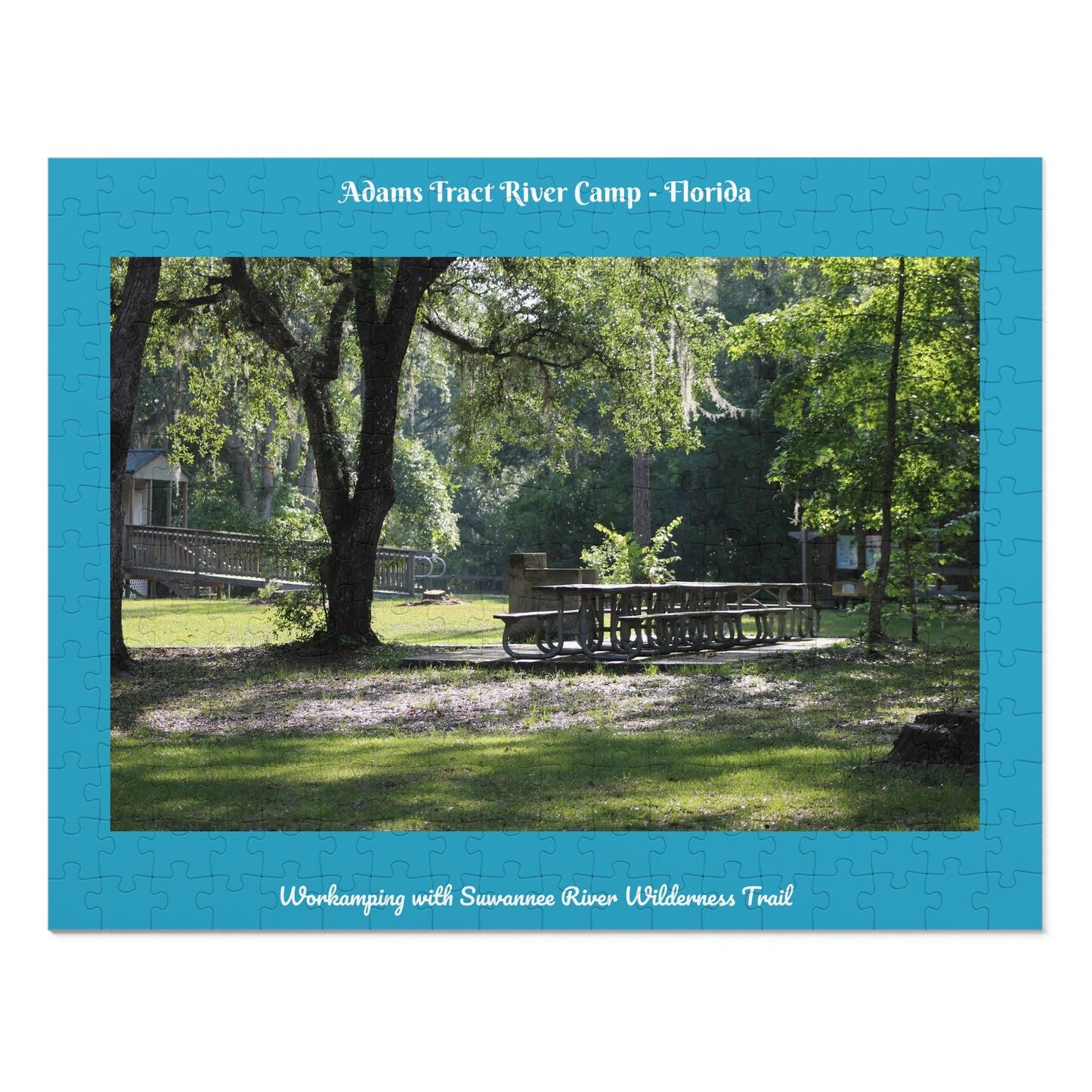 Adams Tract River Camp Turquoise Puzzle