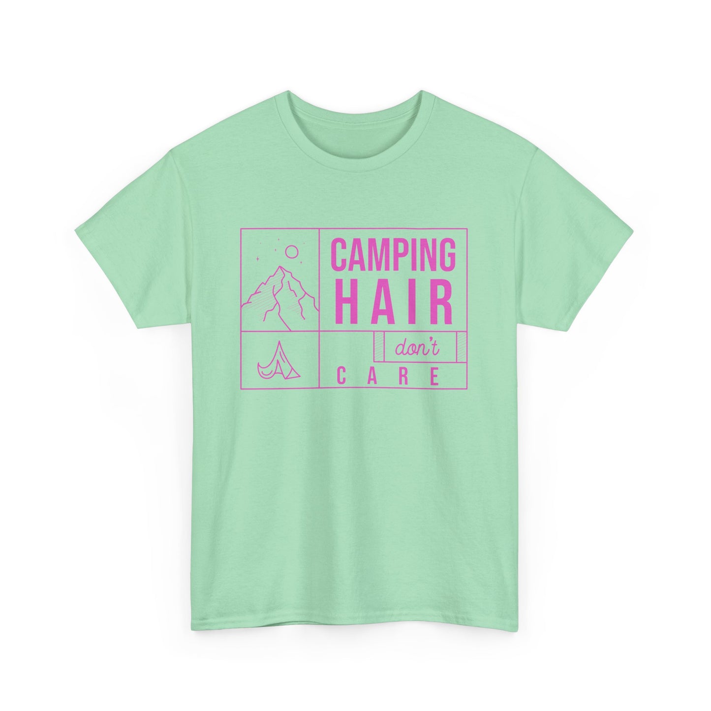 Camp Hair Dont Care Unisex Heavy Cotton Tee