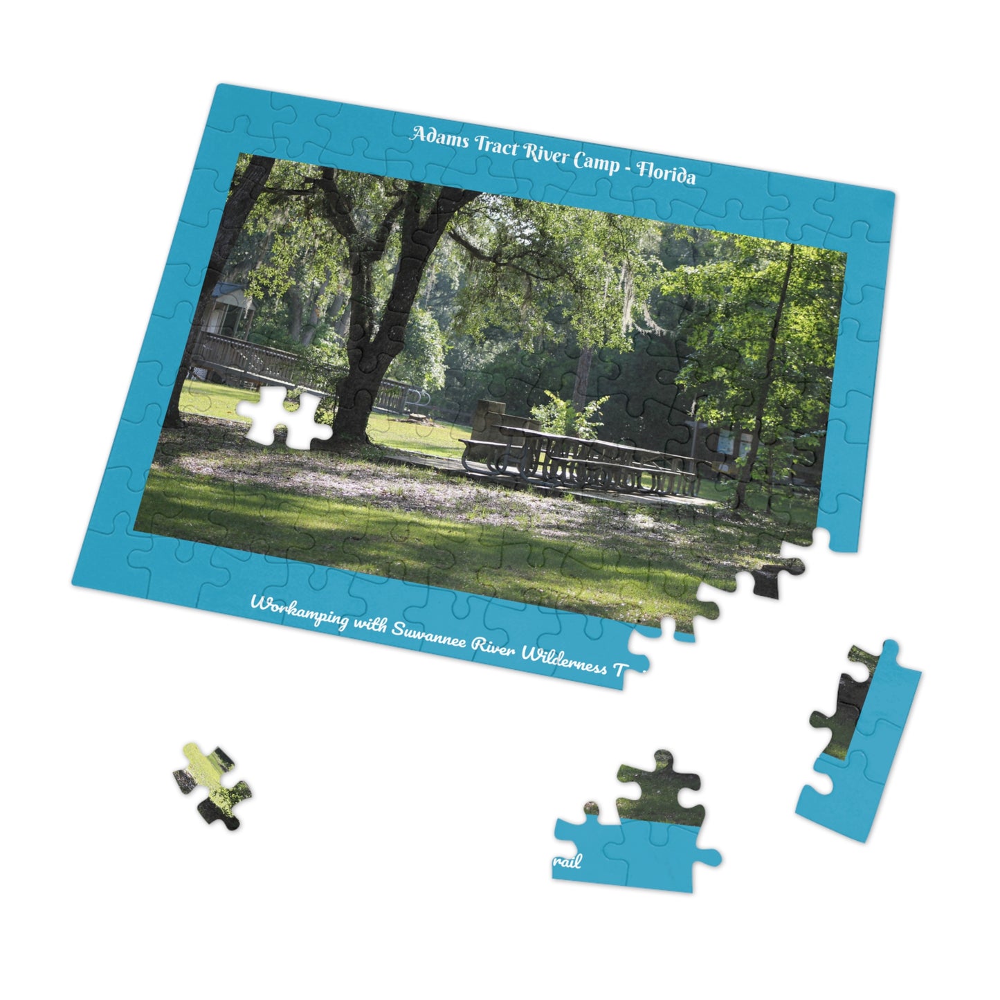 Adams Tract River Camp Turquoise Puzzle