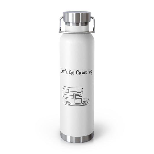22oz Vacuum Insulated Bottle-Let's Go Camping