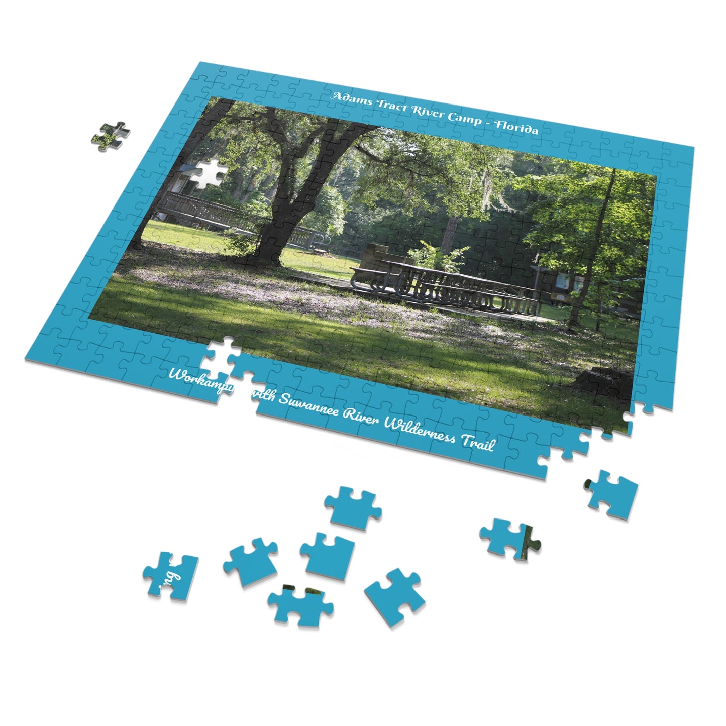 Adams Tract River Camp Turquoise Puzzle