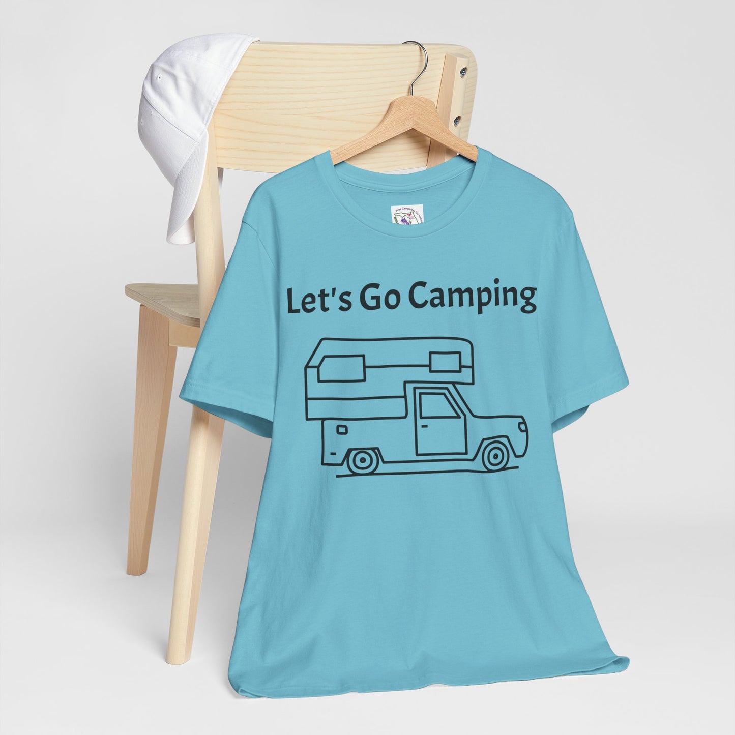 Let's Go Camping Unisex Jersey Short Sleeve Tee