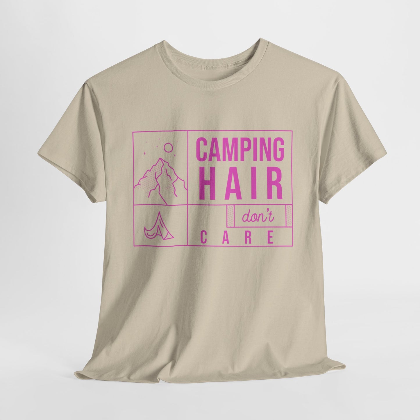 Camp Hair Dont Care Unisex Heavy Cotton Tee