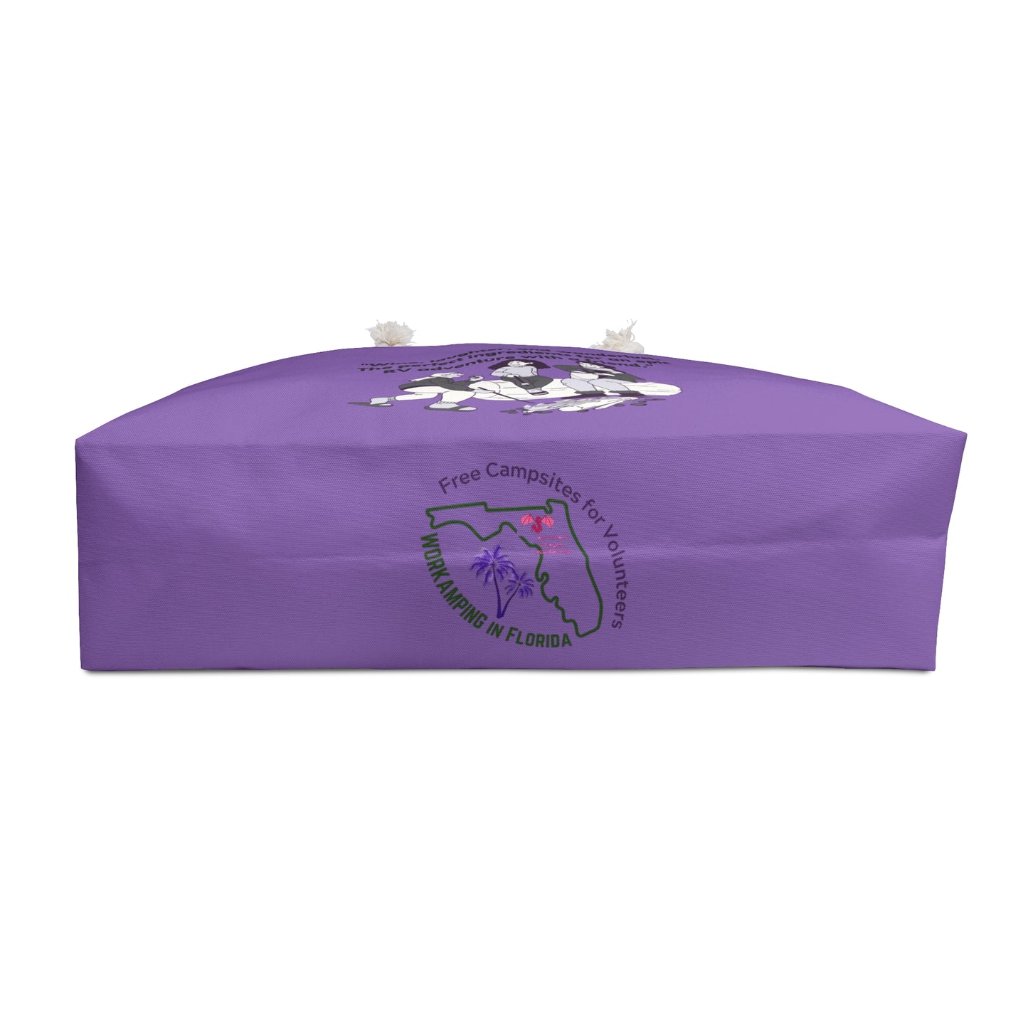 Wine Laughter and Wanderlust  Women RVing Purple Weekender Bag