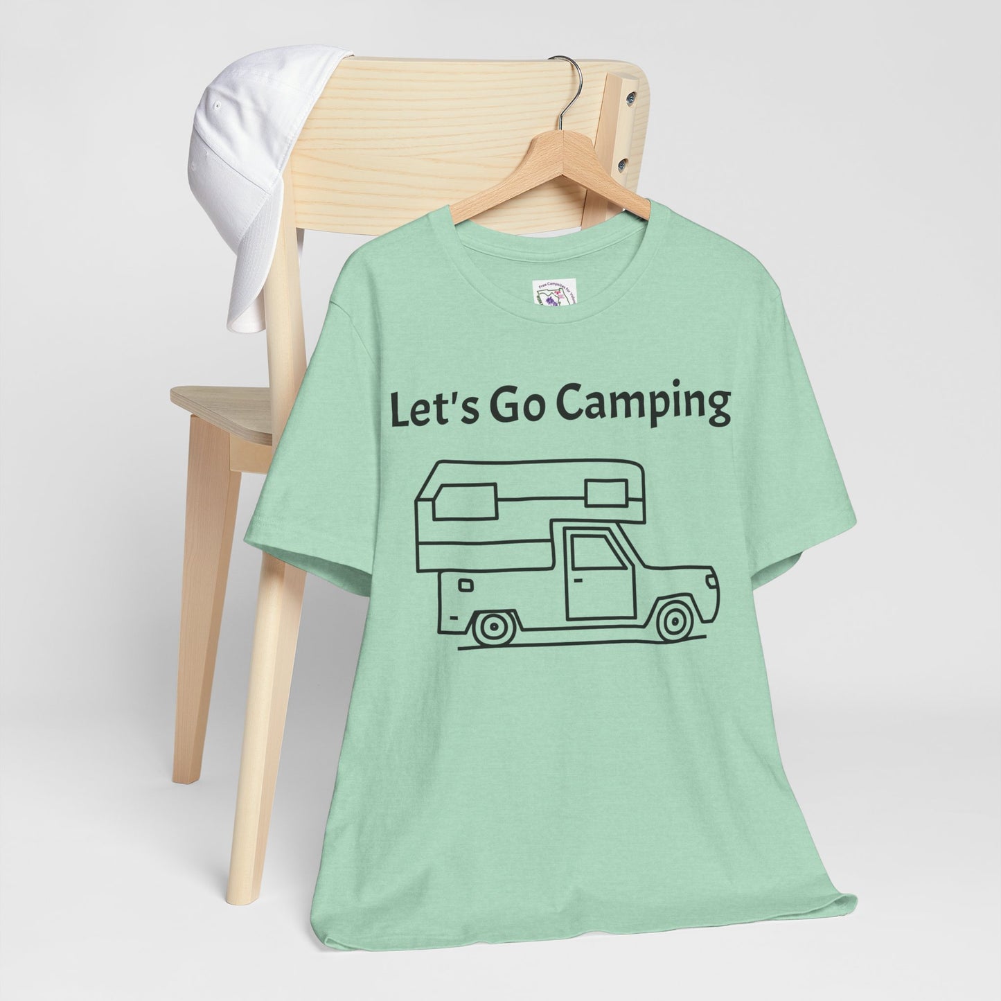 Let's Go Camping Unisex Jersey Short Sleeve Tee