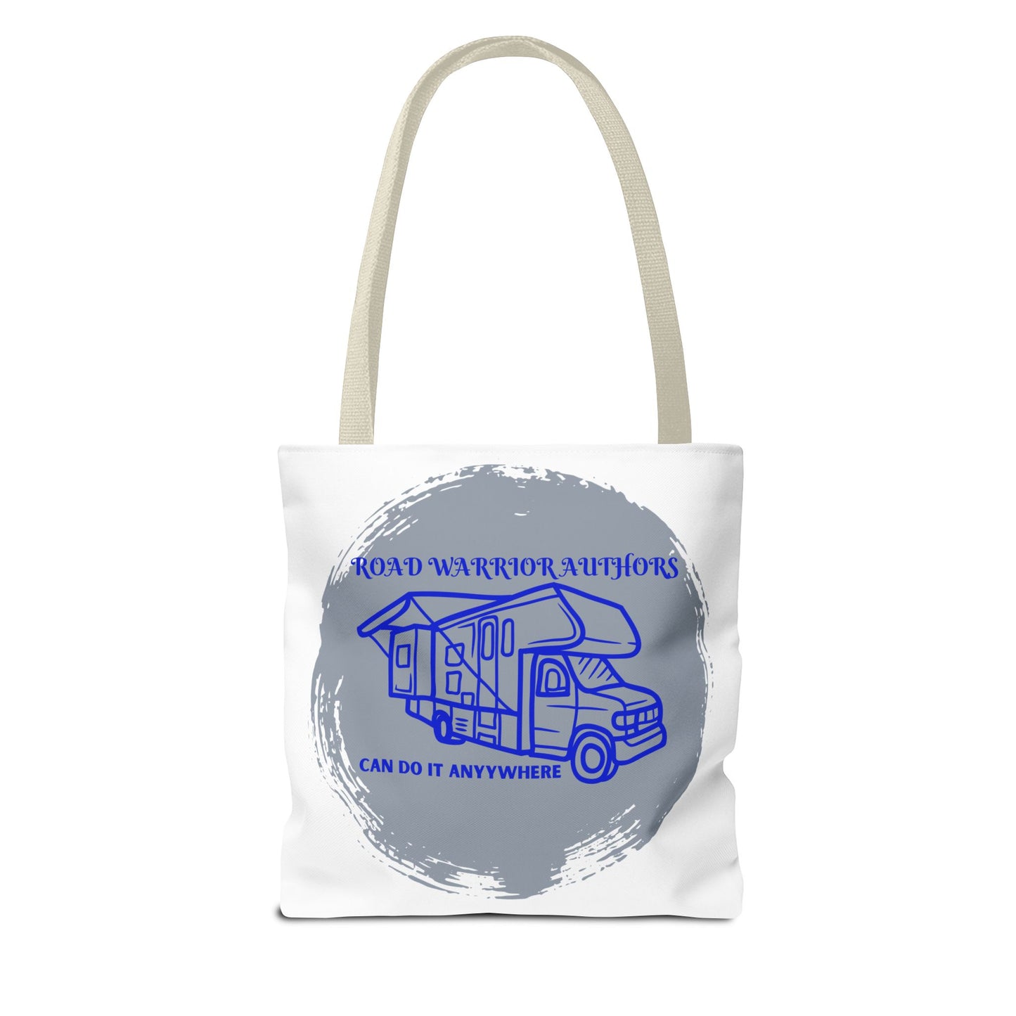 Road Warrior Can Do It Anywhere White Tote Bag (AOP)