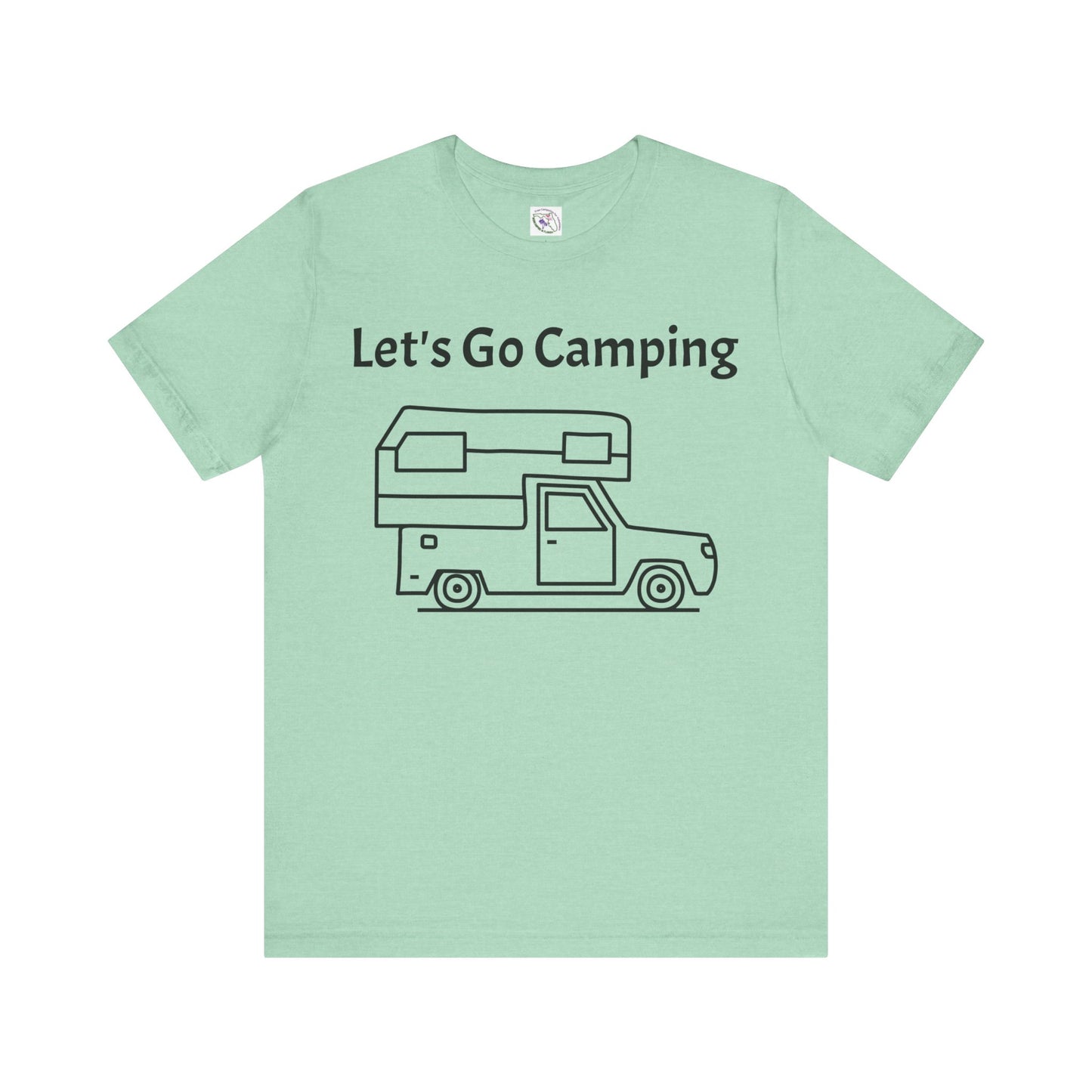 Let's Go Camping Unisex Jersey Short Sleeve Tee