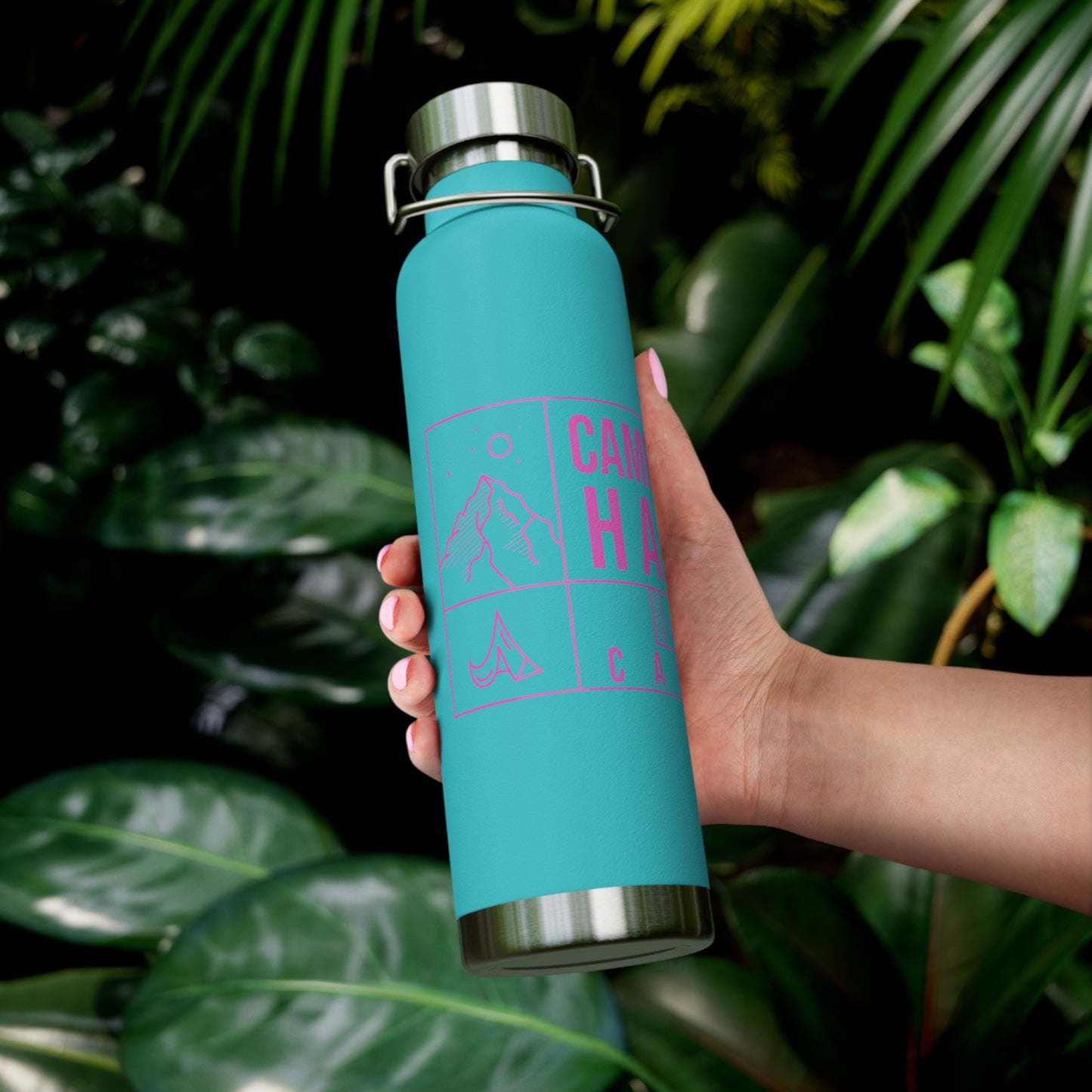 Camp Hair Dont Care - 22oz Vacuum Insulated Bottle