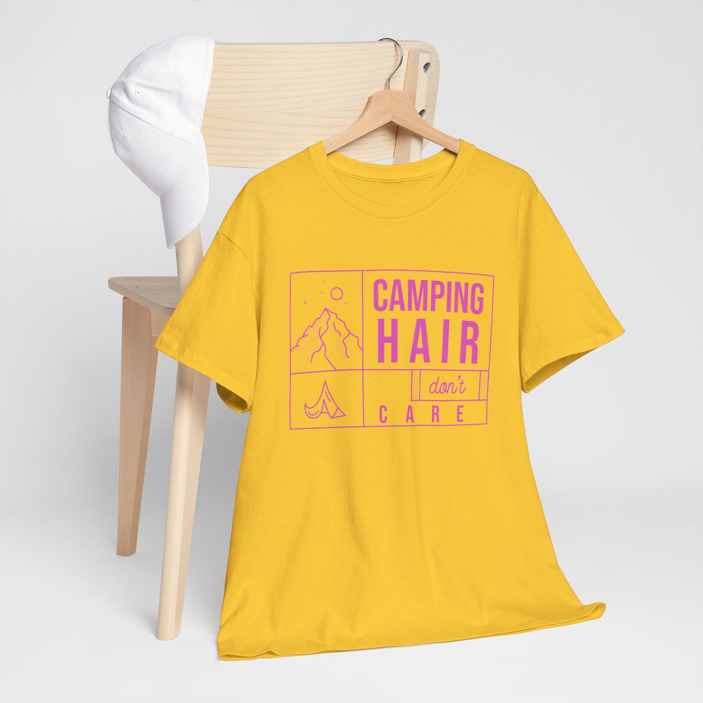 Camp Hair Dont Care Unisex Heavy Cotton Tee