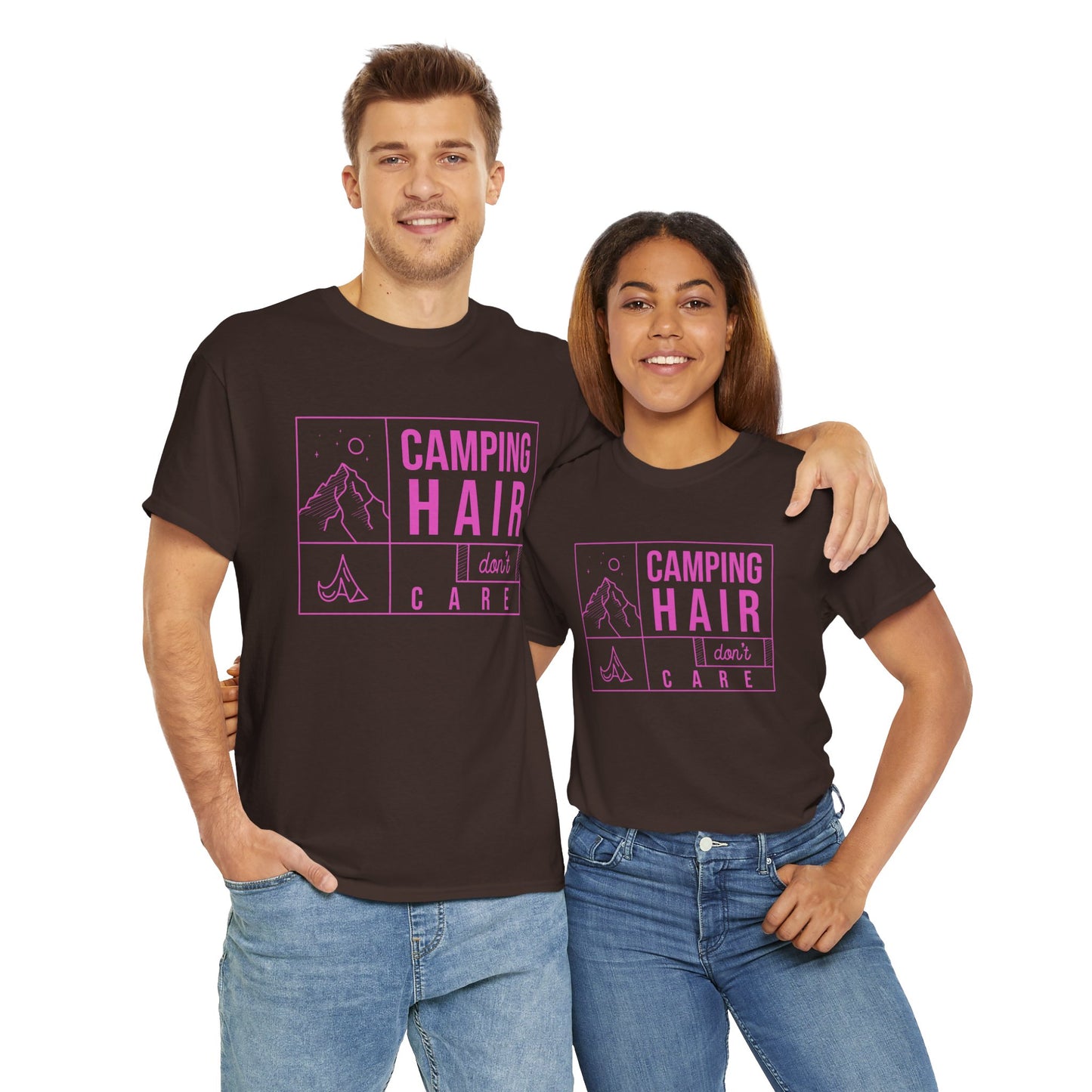 Camp Hair Dont Care Unisex Heavy Cotton Tee